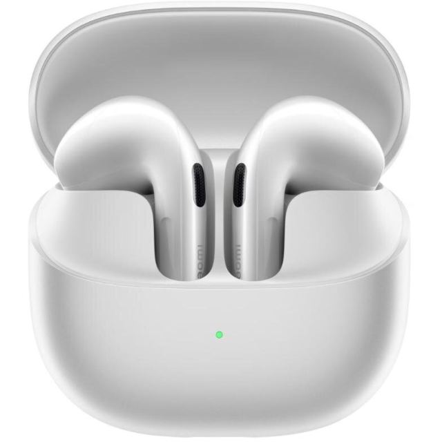 Xiaomi Casti True Wireless Semi-In-Ear Xiaomi Buds 6 BHR08OGGL, Bluetooth, Autonomie 6/35 ore, ANC, Microfon, Fast Pair, Alb