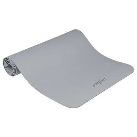 Saltea fitness REBEL ACTIVE RBA-3157-GY, 183x61cm, Grosime 4 mm, Gri