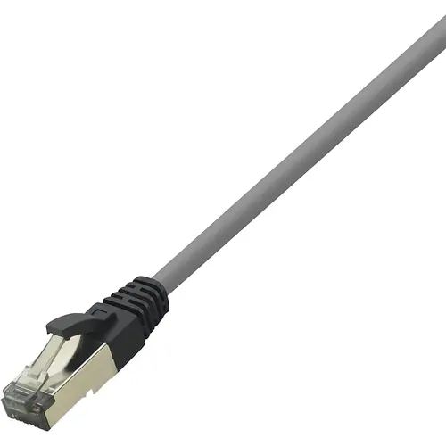Cablu S/FTP LOGILINK Cat8.1, LSZH, cupru, 0.50 m, gri, AWG26, dublu ecranat CQ8022S