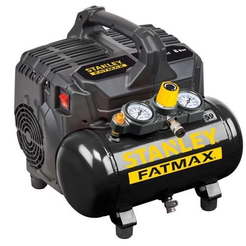 Compresor aer profesional Stanley FatMax DST101/8/6, 1 CP, 230 W, 105 l/min debit aer, 6 l capacitate rezervor, 8 bar presiune maxima