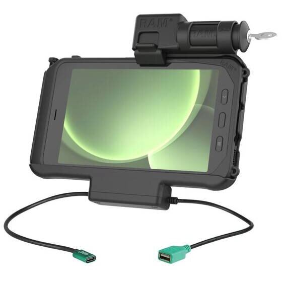 RAM&nbsp;MOUNTS RAM® Key Locking Power + Data Dock pentru Samsung Tab Active5 &amp; 3