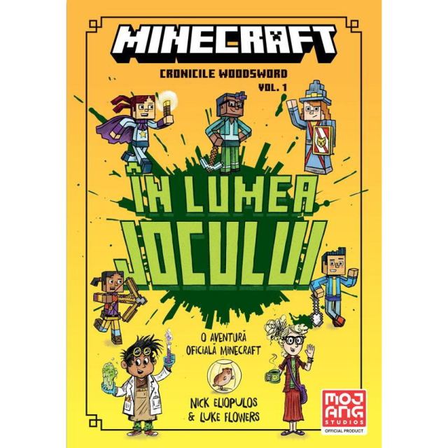 DPH Carte de copii DPH, Minecraft - Cronicile Woodsword Vol. 1: In lumea jocului, 7 ani+