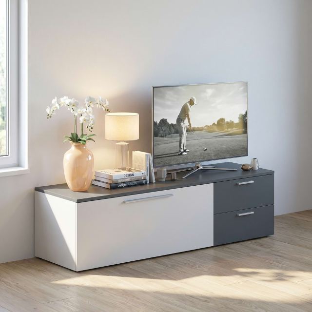 Comoda living ARONA, 1 usa 2 sertare