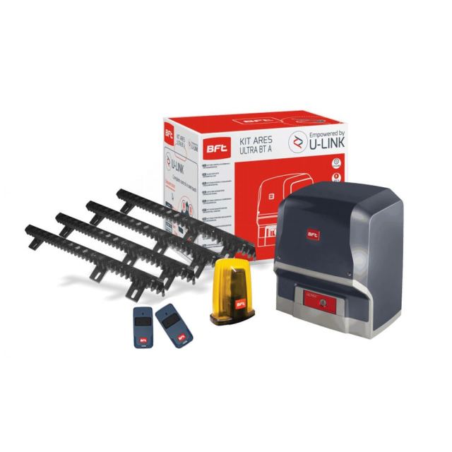 Kit automatizare porti culisante BFT ARES-1000-VELOCE, 1000 Kg, 24V, limitator electromecanic
