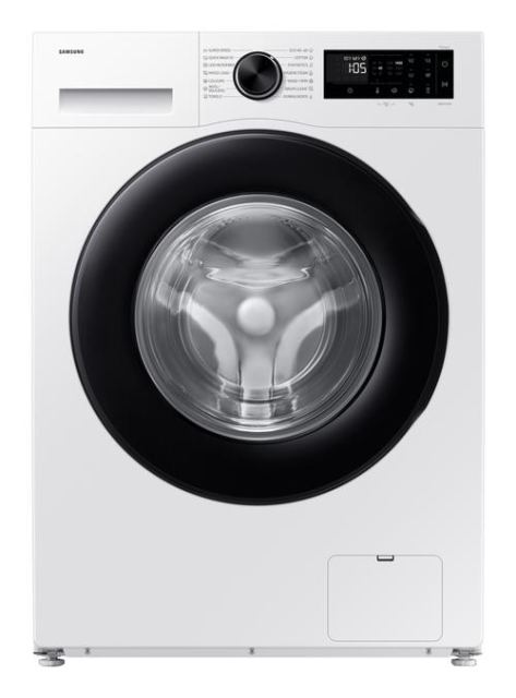 Masina de spalat rufe slim Samsung WW90DG5G34AELE, 9 kg, 1400 rpm, Clasa A, AI Ecobubble, Super Speed 39, SpaceMax, Hygiene Steam, Smart Things, Digital Inverter Motor (Alb)