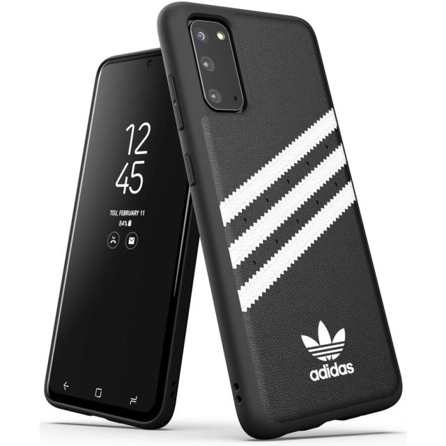 ADIDAS Husa Telefon Adidas 38619, SS20/SS21, pentru Samsung Galaxy S20, Negru-Alb