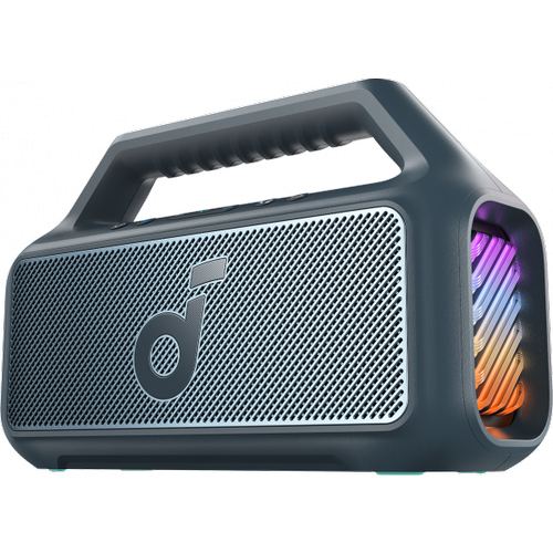 Boxa Portabila Bluetooth Anker SoundCore Boom 2 New Version A3138032, 80W, TWS, RGB, Waterproof, Albastru