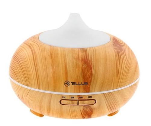 Difuzor Aromaterapie Tellur TLL331101, Wi-Fi, 300ml, LED (Maro)