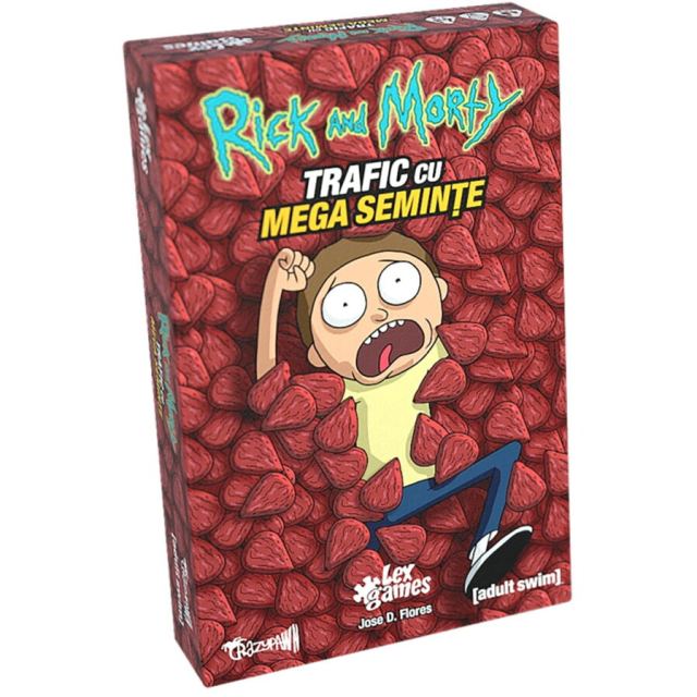 Crazy&nbsp;Pawn&nbsp;Games Joc Lex Games - Rick and Morty, Trafic cu Mega seminte, lb. romana, 2-4 jucatori, Varsta 16+ ani, Multicolor