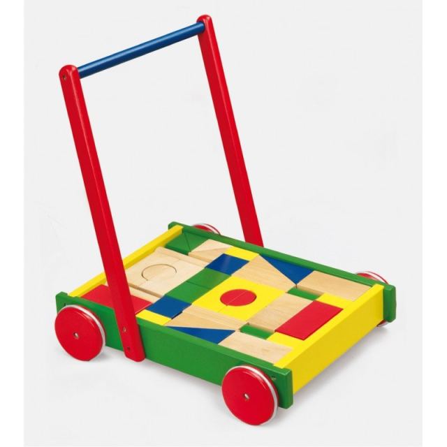 Cadru pentru mers multifunctional Viga cu cuburi