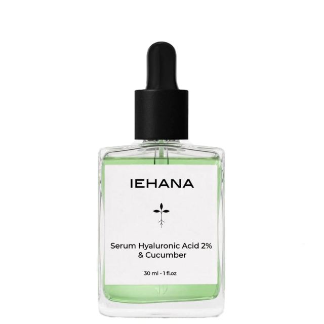 Serum Antirid cu Acid Hyaluronic 2% & Castravete, Toate Tipurile de Ten, 30 ml
