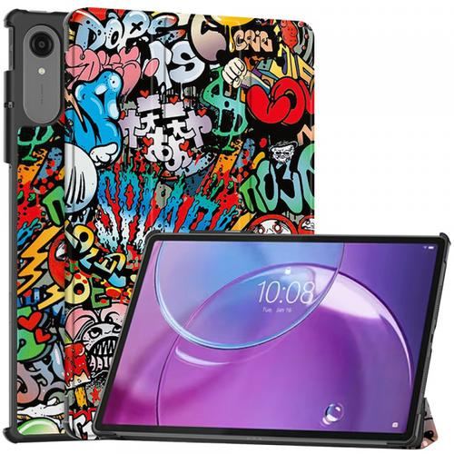Husa pentru Lenovo Idea Tab Pro Gen 2, Techsuit FoldPro Urban Vibe, Multicolor