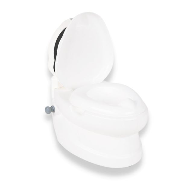 Olita educationala muzicala Pilsan Pinguin cu baza antialunecare,suport hartie igienica si vas colectare detasabil,design ergonomic,cutie muzicala iluminata cu efect de sunet sifon