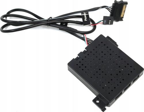Fan controller NZXT AC-CRFR0-B1, 9 canale, 3-pin/4-pin, 12V (Negru)