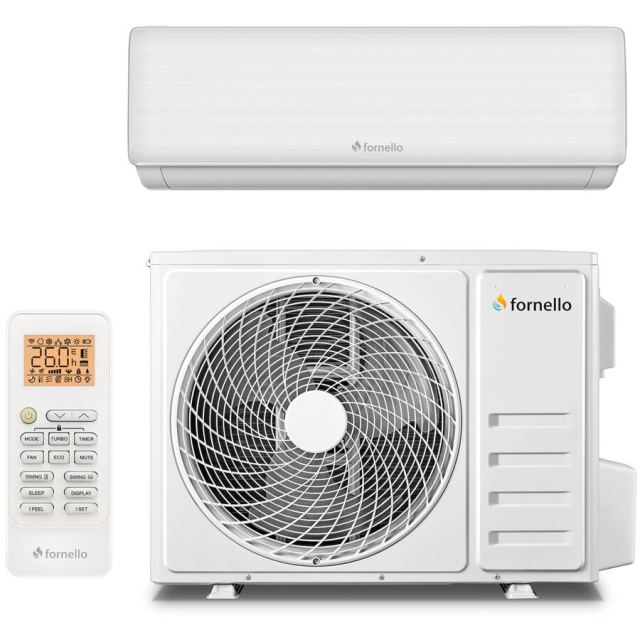 Fornello Aer conditionat Fornello BluStar FAN 24 CB, 24000 BTU, clasa energetica A++, fara kit de instalare, Alb