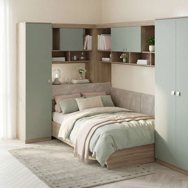 Dormitor pe colt tineret ALESSIO 4