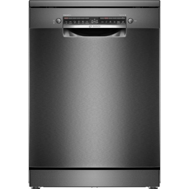 BOSCH Masina de spalat vase Bosch SMS4ENC06E, 13 seturi, 6 programe, clasa B, 60cm, Otel periat-Negru