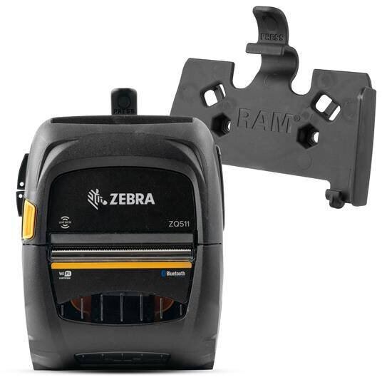 RAM&nbsp;MOUNTS RAM® Suport de imprimanta cu eliberare rapida pentru seria Zebra ZQ511