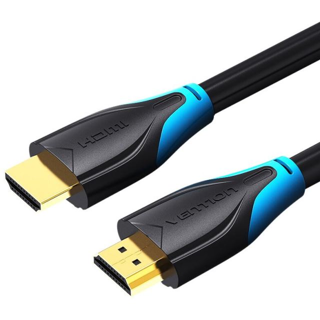 Vention Cablu video Vention, HDMI(T) la HDMI(T), Lungime 1.5m, Rezolutie maxima 4K la 60Hz, conectori auriti, Cupru, Invelis PVC, Negru, AACBG,  6922794732650