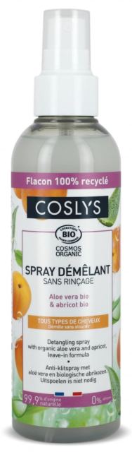Spray styling Bio descalcire fara clatire, pentru toata familia, cu aloe vera si caise Coslys 200 ml