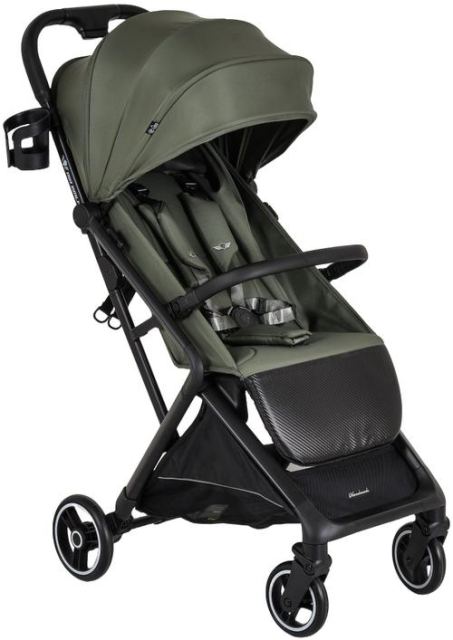 Carucior de vara Cangaroo Airwalk Cabin Size, 0 - 22kg, 0 - 4 ani, Verde/Negru