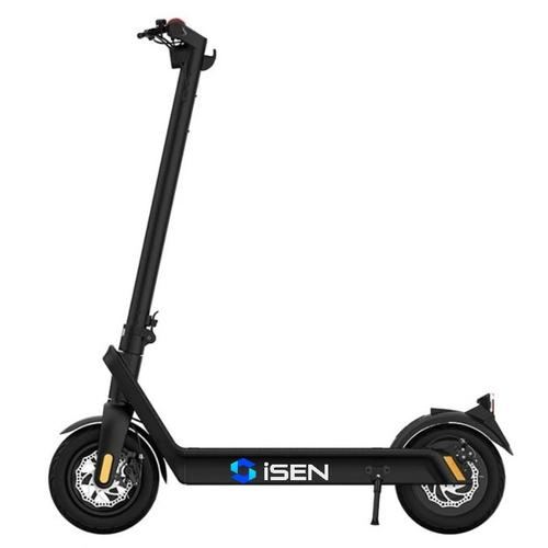 Trotineta electrica pliabila iSEN X9 Plus 2025, Bluetooth, roti 10inch, motor 850W, autonomie maxima 65km, viteza 40km/h, baterie detasabila 15.6Ah (Negru)