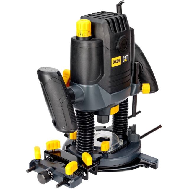 CAT Masina de frezat electrica pentru lemn CAT DX89, putere 2100W, viteza variabila (11500 - 28000RPM), adancime lucru 60mm