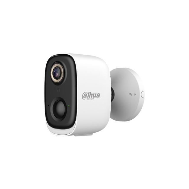 Camera supraveghere WiFi 6 dual-band cu iluminare duala Dahua BF5H, 5 MP, 2.1 mm, IR 15 m, IR/lumina alba 15/10 m, PIR 12 m, Bluetooth, detectare persoane si vehicule,  acumulator 20.44 Wh, alarma, slot card