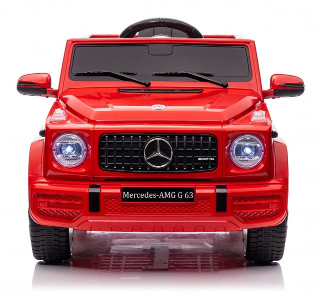 Masinuta electrica pentru copii cu licenta Mercedes Benz AMG G63 Red cu telecomanda 2.4G, 2 motoarex35w, deschidere usi,lumini LED,suspensii, volan cu functii, pornire la buton