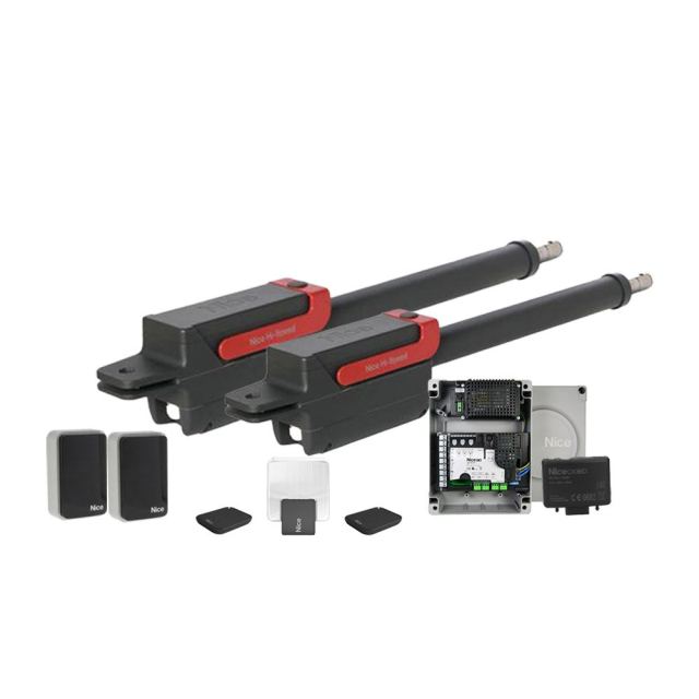 Kit automatizare poarta batanta Nice Titan High Speed TTN6024HSKCE, 6 m/canat, 450 kg, 24 V
