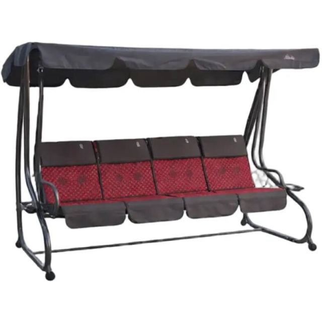 Tarrington&nbsp;House Balansoar Sorrento cu functie de pat, 4 Locuri, 232 x 120 x 164 cm, Visiniu