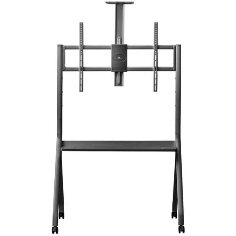 MACLEAN Stand TV Maclean MC-114 B, de podea, mobil, compatibil 55 - 100 inch, greutate suportata 120 kg,  Negru