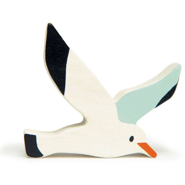 Tender&nbsp;Leaf Figurina Pescarus, din lemn premium - Sea Gull - Tender Leaf Toys