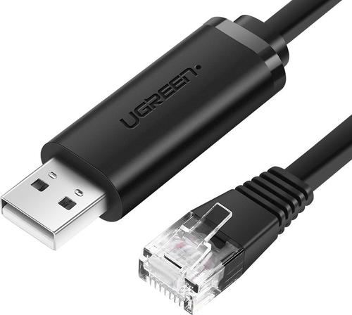 Cablu retea Ugreen UGR597BLK, USB - RJ45, 1.5m