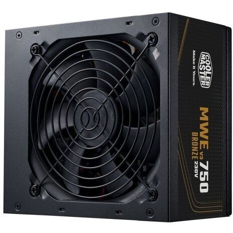 COOLER&nbsp;MASTER Sursa alimentare Cooler Master MWE Bronze 750 V3 230V, 750 W, ATX 3.1, 80 Plus Bronze, Negru