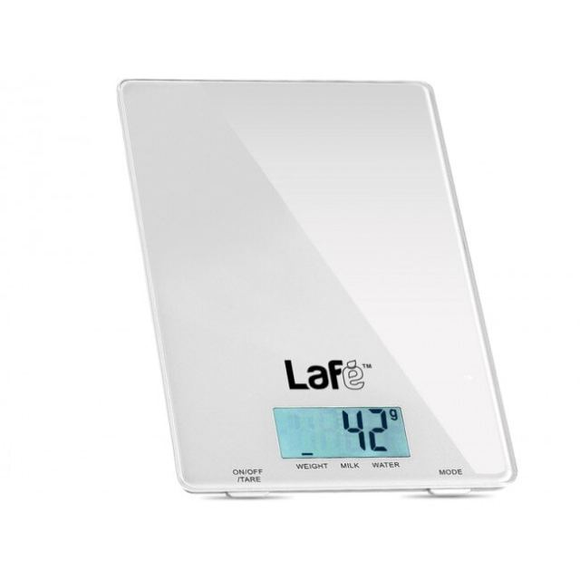 LAFE Cantar de bucatarie WKS001.5, LAFE, Sticla, 5g - 5kg, Alb