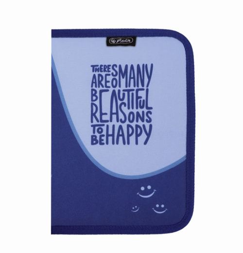 Penar echipat Herlitz, 26 piese, dimensiune 13,5 x 19,5 x 3,5 cm, motiv Be Happy