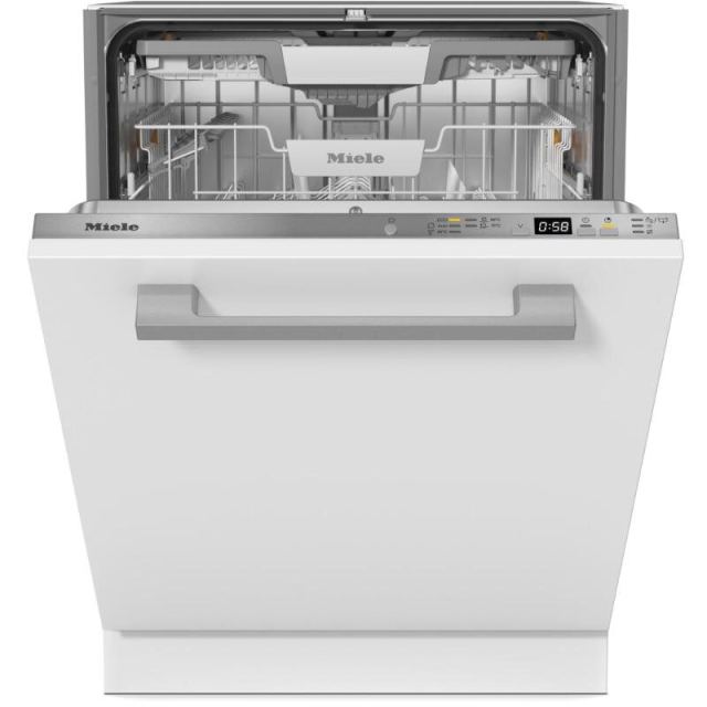 Miele Masina de spalat vase incorporabila Miele G 5851 SCVi, 14 seturi, 5 programe, Clasa A, QuickPowerWash, AutoOpen, 60 cm, Argintiu