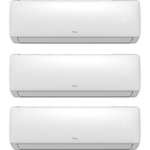 Aparat de aer conditionat multisplit TCL FMA-27I3HD9912, 9000/9000/12000 BTU, Unitate externa 27000 BTU, Clasa A++/A+, Wi-Fi, Inverter (Alb)