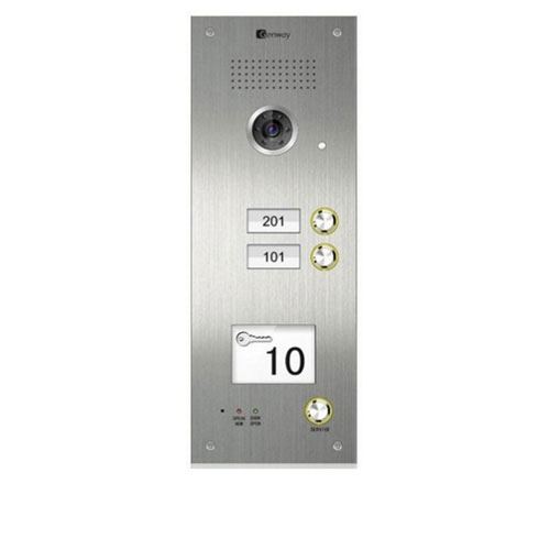 Videointerfon de exterior Genway 2313D-C, 2 familii, ingropat, vila
