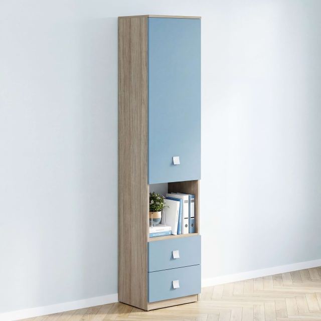 Biblioraft LINEA 45, 1 Usa, 2 Sertare