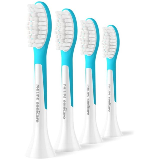 Philips Rezerve periuta electrica Philips Sonicare pentru copii HX6044/90, 4 bucati, Alb/Albastru
