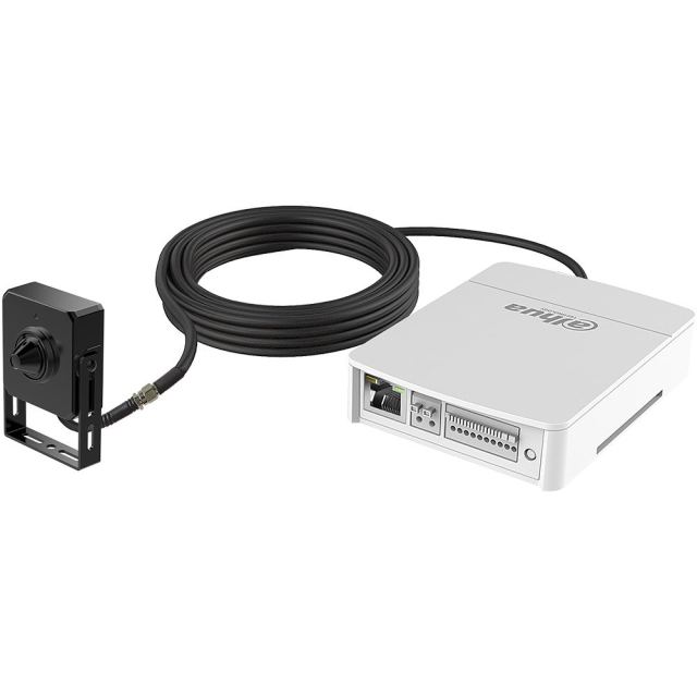 Kit vizor electronic IP Dahua WizMind IPC-HUM8241E-E1-L4, 2 MP, 2.8 mm, slot card, alarma in/out, AcuPick, dual backup, detectie faciala, people counting, PoE