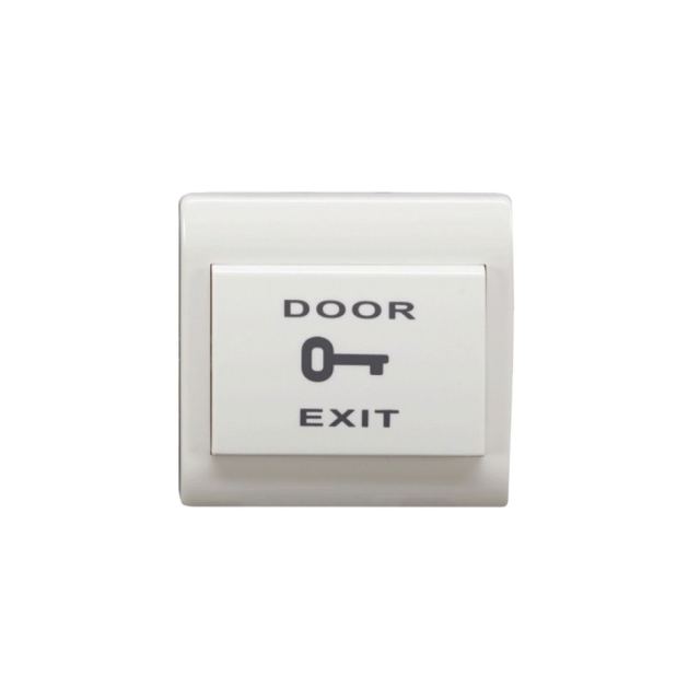 Buton cerere iesire ZKTeco ACC-PUSH-EX802, NO/NC, plastic