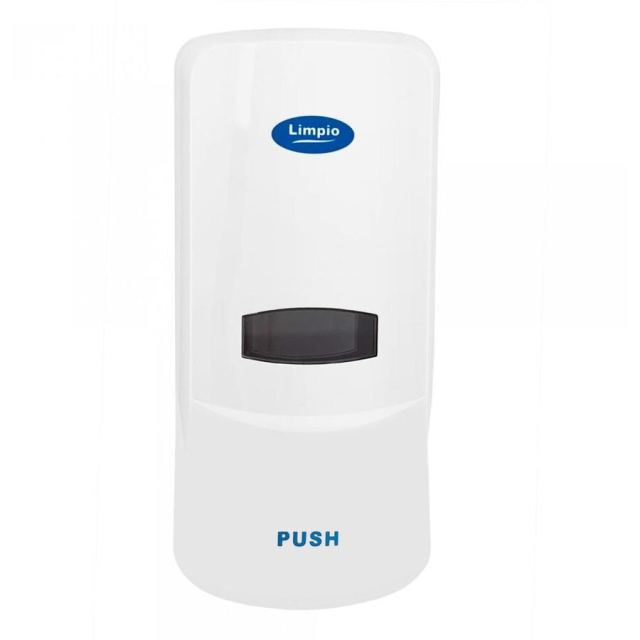 Limpio Dozator manual pentru dezinfectant/sapun lichid Limpio DD1000M, 1000 ml, Alb