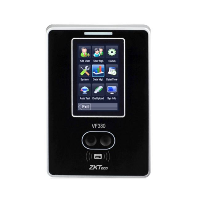 Controler de acces facial IP ZKTeco TA-VF380ZMM-1, RFID, 2.8 inch, 3.000 fete, 50.000 carduri, 1.000.000 evenimente