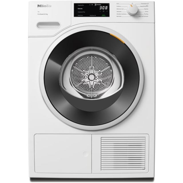 Miele Uscator de rufe Miele TWD 640 WP EcoSpeed, 9kg, DryCare 40, AddLoad, Wash2Dry2, Motor ProfiEco, Alb