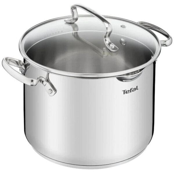 Tefal Oala Tefal G7197955 Duetto + capac, 6.1L, 22cm, Inox