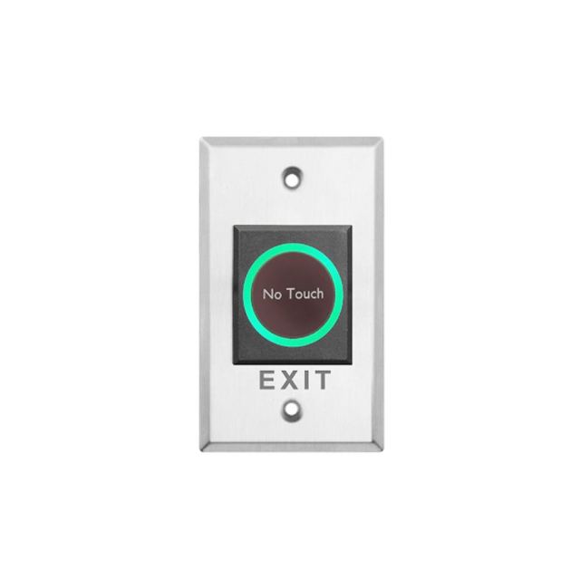 Buton cerere iesire fara contact LinkPower ML-907, otel inoxidabil, NO/NC/COM, 12/24 V