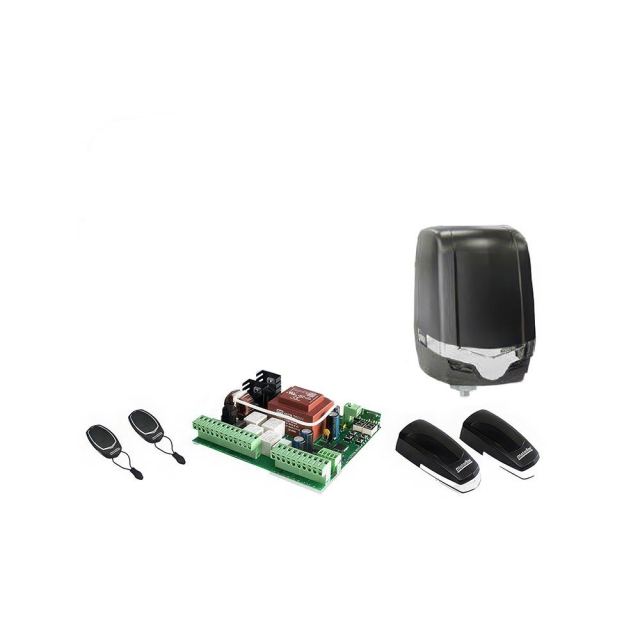 Kit automatizare poarta batanta Motorline Telica KIT TELICA DL-52-1BR-R, 2.5 m, 200 kg, compatibil brat culisant drept, 230 Vac, dreapta